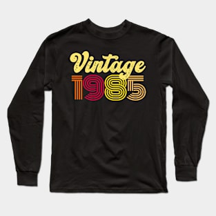 vintage 1985 Long Sleeve T-Shirt